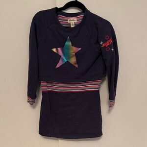 Hatley Navy Sweatshirt with Rainbow Star